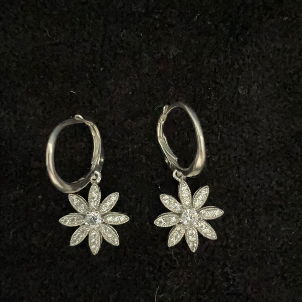 Cubic Zirconia Dangle Earrings